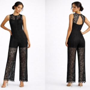 Shadow Lace Jumpsuit