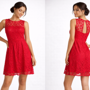 Rosso Reverie Dress
