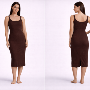 Cocoa Muse Midi Dress